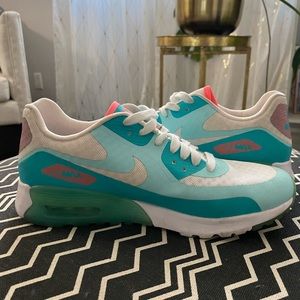Nike Air Max 90 Ultra Breathe Lava Glow Sneakers 7.5